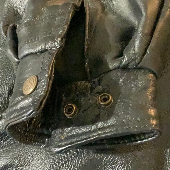 Men’s Leather Patchwork bomb… - Picture 9 of 16